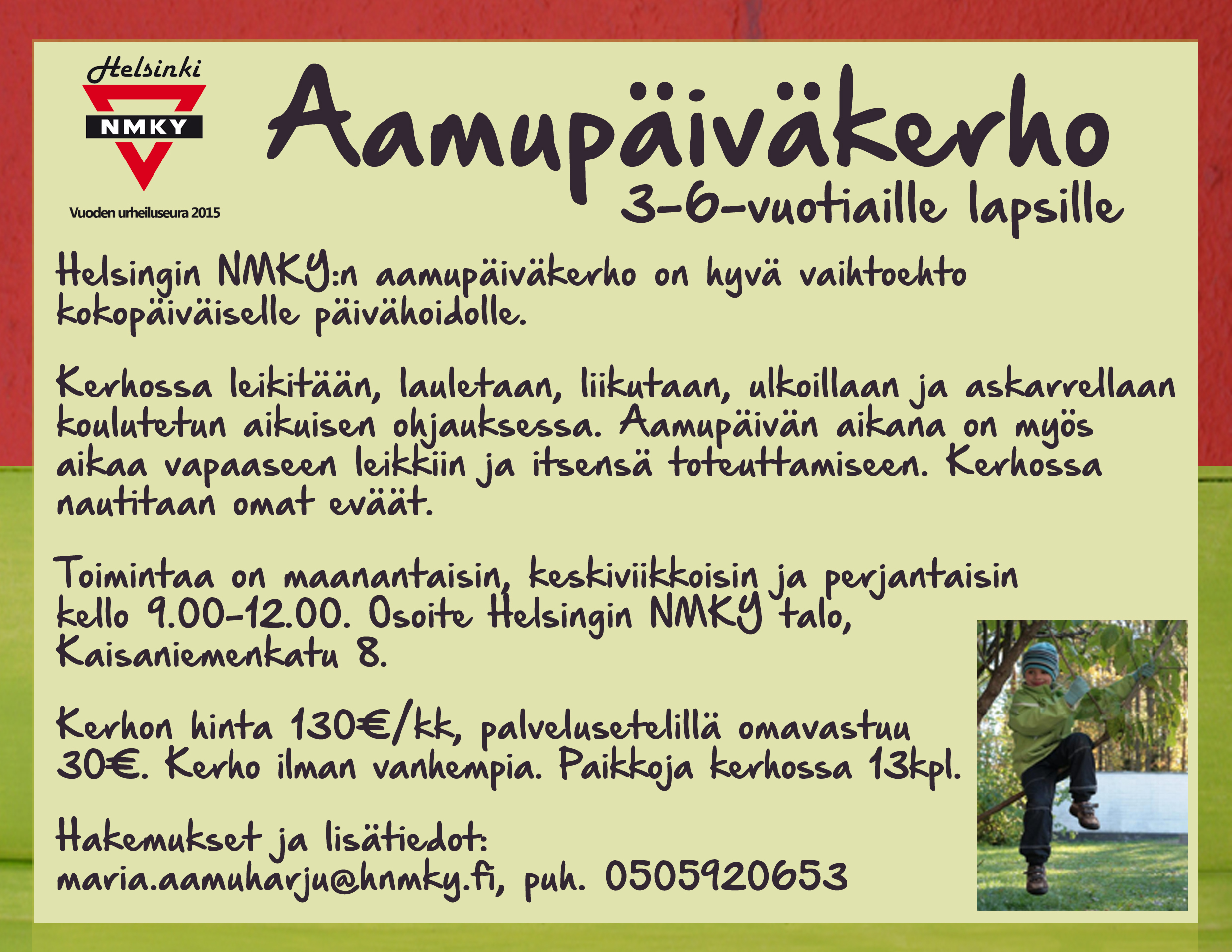 Helsingin NMKY » Kaisaniemi