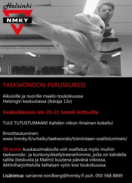 taekwondon peruskurssi