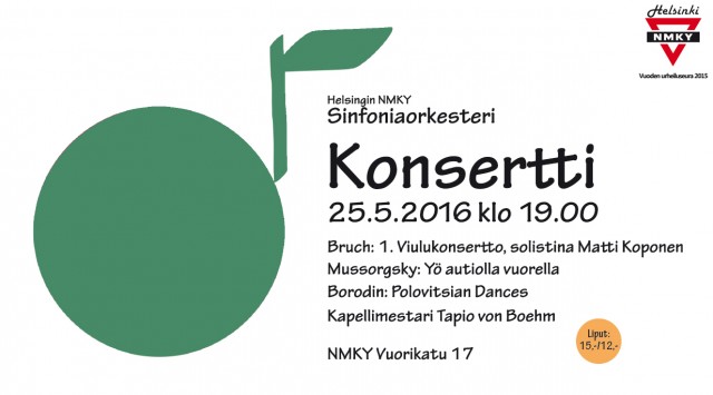 sinfoniaorkesterin konsertti 2016