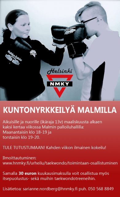 kuntonyrkkeilyä malmilla